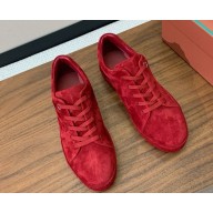 Loro Piana women's suede leather sneakers 1105-10-2024