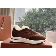 Loro Piana women/men Week-end Walk Sneakers Suede/ Microfibre 1105-02-2024