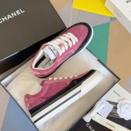 Chanel velvet & Suede Calfskin Sneaker G45208 pink 2023