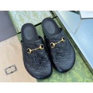 Gucci Women's/men's Horsebit mule calfskin 02 2024