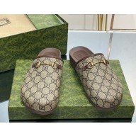 Gucci Women's/men's Maxi GG Slippers canvas 07 2024