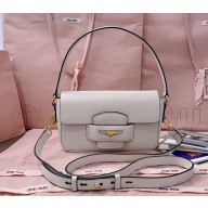 miu miu Penny leather bag 5BD270 WHITE 2024