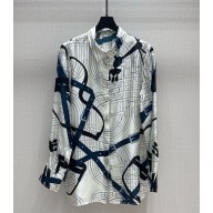 Hermes printed silk shirt 01 2025