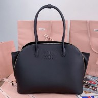 Miu Miu Leather bag 5BA289 black 2024