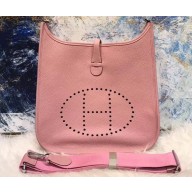 Hermes Evelyne III PM Bag in Original Togo Leather Pink