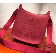 Hermes Evelyne III GM Bag in Original Togo Leather Red