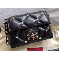 Valentino Candystud Mini Crossbody Bag 0720 Black