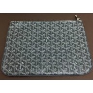 Goyard Senat MM Pouch Clutch Bag Gray