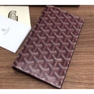 Goyard Saint Roch Card Case Wallet Burgundy