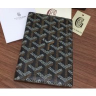 Goyard Grenelle Passport Holder Wallet Brown