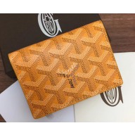 Goyard Malesherbes Card Case Wallet Yellow