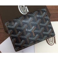 Goyard Malesherbes Card Case Wallet Brown