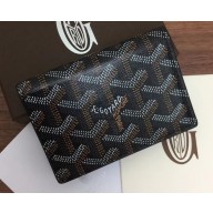 Goyard Malesherbes Card Case Wallet Black