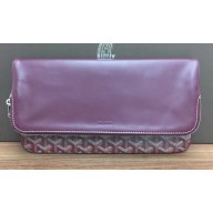 Goyard Sainte Marie Clutch Bag Burgundy