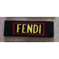 Fendi Logo Headband Black