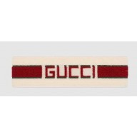 Gucci Elastic Stripe Headband 499681 Red