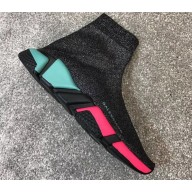 Balenciaga Knit Sock Speed Trainers Sneakers Multicolor/Silver Gray 2019