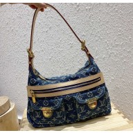 Louis Vuitton Monogram Denim Baggy PM Bag