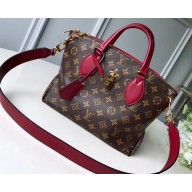 Louis Vuitton Monogram Canvas Flower Zipped Tote BB Bag M44350 Lie de Vin 2019
