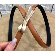 Dior Width 1.5cm Bow Buckle Belt Brown