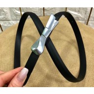 Dior Width 1.5cm Bow Buckle Belt Black