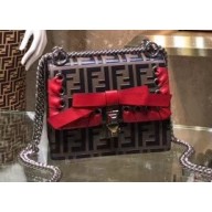 Fendi Mini/Small Kan I Bag Threading and Bows FF Logo Coffee 2019