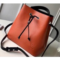 Louis Vuitton Epi Leather NeoNoe Bucket Bag Caramel