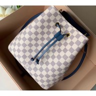 Louis Vuitton Damier Azur Canvas NeoNoe Bucket Bag N40151 Blue
