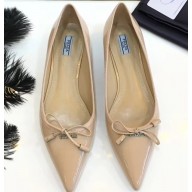 Prada Ballerinas Flats Nude with Bow 2019
