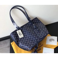 Goyard Anjou Reversible Tote Mini Bag Dark Blue