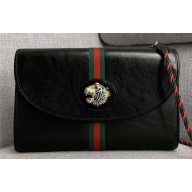 Gucci Web Rajah Medium Shoulder Bag 564697 Black 2019