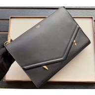 Fendi Bag Bugs Eyes Pouch Clutch Bag Gray 2019
