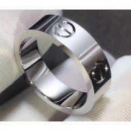 Cartier Real 18K love ring classic White Gold