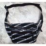 Balenciaga Explorer Belt Pack Bag All Over Logo Monogram Black
