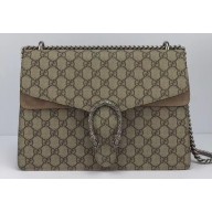Gucci GG Supreme Canvas Dionysus Medium Shoulder Bag 403348/400235 Camel