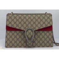 Gucci GG Supreme Canvas Dionysus Medium Shoulder Bag 403348/400235 Red