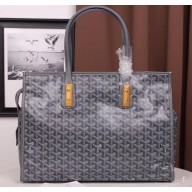 Goyard Sac Marquises Zippered Tote Bag Gray