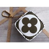 Louis Vuitton Monogram Canvas Cube Coin Purse M67669 Kaki 2019