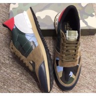 Valentino Camouflage Rockrunner Sneakers For Woman/Men 13