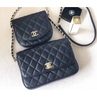 Chanel Lambskin Side Pack Bag AS0545 Black 2019