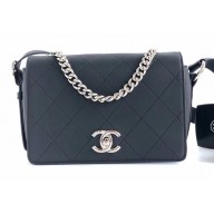 Chanel Quilted Flap Bag with Adjustable Strap AS0574 Black 2019