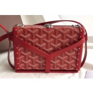 Goyard Minaudiere Trunk Case Bag Red 2019
