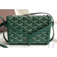 Goyard Minaudiere Trunk Case Bag Green 2019