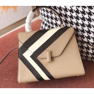 Valextra Stripes Iside Medium Bag Beige