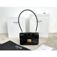 CELINE TEEN CELINE JOSEPHINE bag IN PATENT LEATHER BLACK 2025