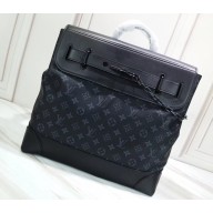 Louis Vuitton Monogram Eclipse Canvas Steamer PM Messenger Bag M44473 2019
