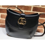 Gucci Double G Arli Medium Shoulder Bag 568857 Black 2019