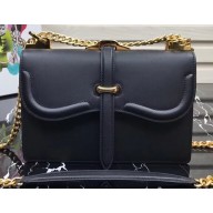 Prada Belle Leather Shoulder Bag 1BD188 Black 2019
