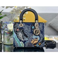 LADY DIOR MEDIUM WATER ELEMENT BAG 2024