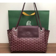 Goyard Rouette Shoulder Tote Bag Burgundy